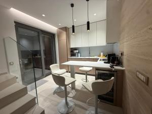 Kuchyň nebo kuchyňský kout v ubytování Luxury Villa Nova, Pag