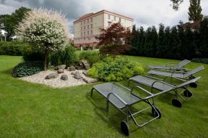 Vonkajšia záhrada v ubytovaní Francis Palace