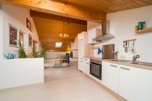 Η κουζίνα ή μικρή κουζίνα στο Appartement Hochjochblick