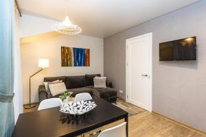Μια τηλεόραση ή/και κέντρο ψυχαγωγίας στο Apartment in the dunes