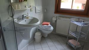 Ένα μπάνιο στο Ferienwohnungen Ihle +30 φωτογραφίες