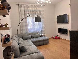 Posezení v ubytování Grey Home