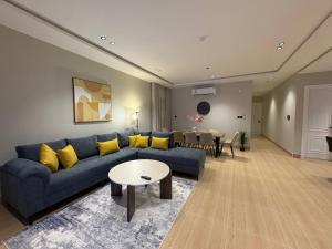Posezení v ubytování Vera 2 Apartment شقه أنيقه بالخبر بثلاث غرف نوم وصاله تتسع ل 6 اشخاص