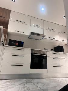 Kuchyň nebo kuchyňský kout v ubytování Jorash Guesthouse