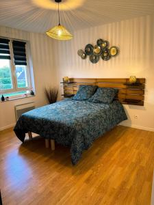 Postel nebo postele na pokoji v ubytování Appartement idéalement situé