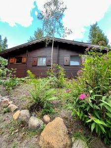 a house with a garden in front of it at Natur pur, Haus mit großen Garten am Wald in Langendorf +49 photos