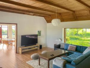 TV a/nebo společenská místnost v ubytování Holiday Home Nella - 1-2km from the sea by Interhome