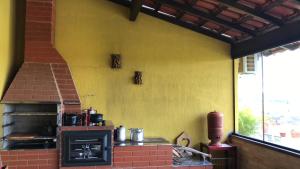 Nhà bếp/bếp nhỏ tại Suíte Encanto da Roça +26 ảnh