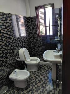 Et badeværelse på Sweet Dreams -Guesthouse