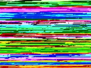 un primer plano de una pantalla de ordenador colorida en Apartment Annbritt - 500m from the sea by Interhome, en Skagen