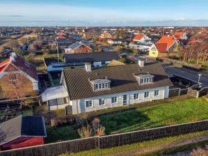 an overhead view of a house in a residential neighborhood at Apartment Anais - 1-6km from the sea by Interhome in Skagen