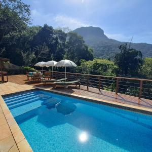 Γενική θέα στο βουνό ή θέα στο βουνό από  αυτό το bed & breakfast