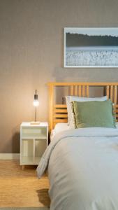 Ένα ή περισσότερα κρεβάτια σε δωμάτιο στο Large City-Centre Apartment