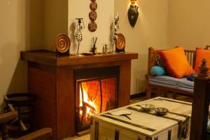 Posezení v ubytování Saba House and Lodges