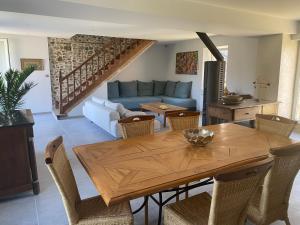 Posezení v ubytování chambre d'hôtes du pays coutançais