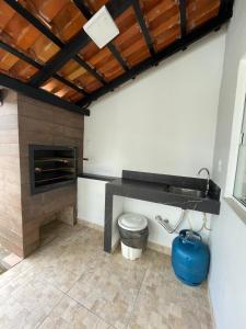 Koupelna v ubytování Casa Sol - Com Piscina - Praia de Mariscal - SC