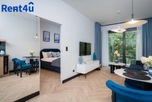 Χώρος καθιστικού στο Blue Lake z basenem i SPA by Rent4You +16 φωτογραφίες