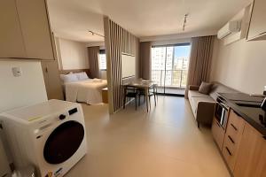 Η κουζίνα ή μικρή κουζίνα στο Suíte Clean Premium By Boss