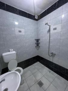 Koupelna v ubytování Hostel 8