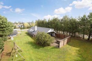 an aerial view of a house in a field at 30051-Ulfborg-Snerlevej-483 in Vang