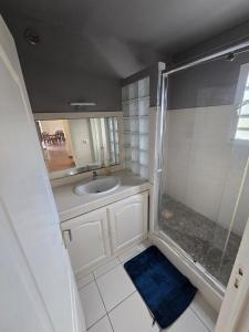 Koupelna v ubytování Villa au centre ville du Tampon