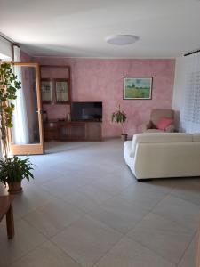 Ruang duduk di Casa Micheli Al Dos