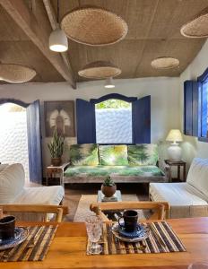 Χώρος καθιστικού στο Hostel Quadrado +23 φωτογραφίες