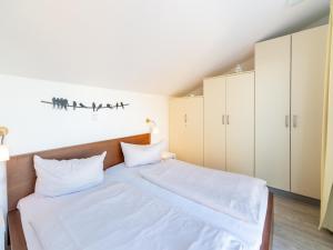 Postel nebo postele na pokoji v ubytování Charmante Wohnung mit toller Aussicht