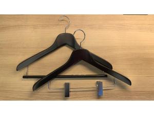 a rack with two black hangers on a table at Smile Hotel Osaka Nakanoshima - Vacation STAY 70566v in Osaka