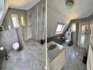 Ένα μπάνιο στο Bungalow in Texel near Beach & Forest