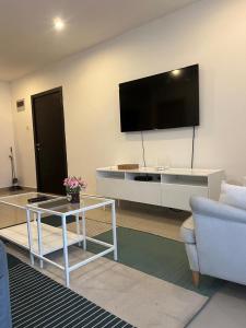 TV a/nebo společenská místnost v ubytování Gallery Apartment + 2 fotografie
