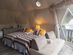 Katil atau katil-katil dalam bilik di TOCORO. Mt.Fuji CAMP & GLAMPING - Vacation STAY 23390v