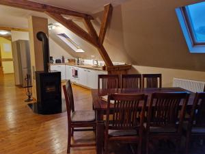 Η κουζίνα ή μικρή κουζίνα στο Schlossgut Franken - Gartenflügel