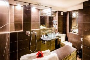 Kúpeľňa v ubytovaní Boutique penzion Rech