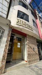 Bygningen som pensionatet ligger i