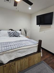 Postel nebo postele na pokoji v ubytování Country Cottage - A