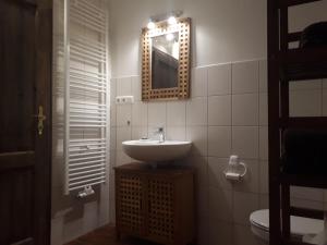 Phòng tắm tại Schlossgut Franken - Doppelzimmer Scholarenstube