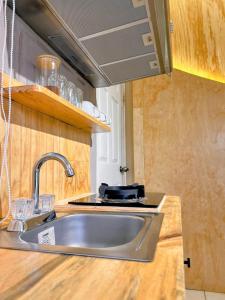 Η κουζίνα ή μικρή κουζίνα στο Loft Moderno