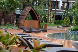 Zahrada ubytování Golden Tulip Jineng Resort Bali