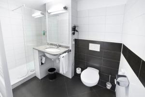 Koupelna v ubytování Hotel Krone