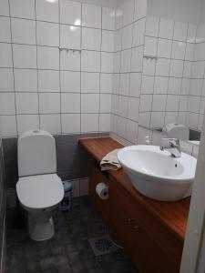 Koupelna v ubytování Holidayhome Tahkon Koivulan Kivi + 11 fotografií