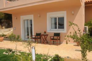 Balkón nebo terasa v ubytování Aegean View Villa