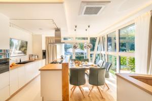 Køkken eller tekøkken på Strandhaus