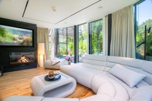 Et opholdsområde på Strandhaus