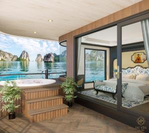 Φυσικό τοπίο κοντά σε αυτό το πλωτό κατάλυμα