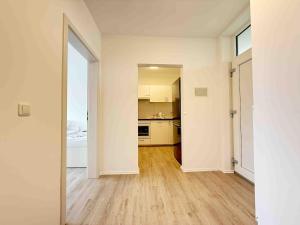 Η κουζίνα ή μικρή κουζίνα στο SAD165 Möblierte Monteurwohnung mit Balkon +3 φωτογραφίες