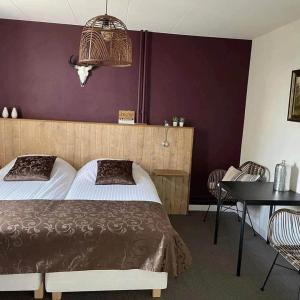 Ένα ή περισσότερα κρεβάτια σε δωμάτιο στο B&B Schweiberg