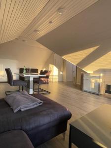 Posezení v ubytování Ferienwohnung Panoramablick 1