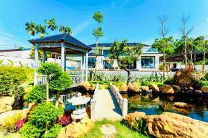 Zahrada ubytování Quang Minh villa