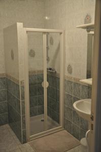 Koupelna v ubytování Les Rendzines
